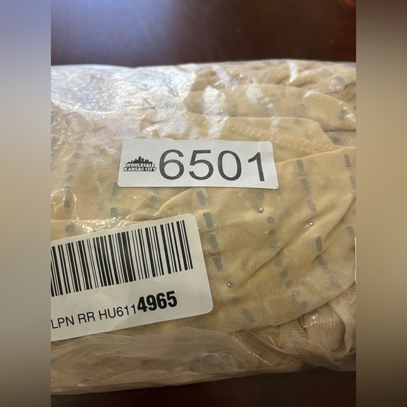 NWOT Rhinestone Mini Dress Mesh See Through Zip Up Sleeveless Backless Dress - Picture 14 of 14